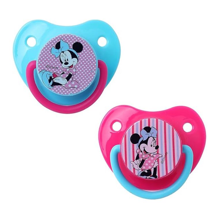 Disney Minnie baby pacifier soother multicolor
