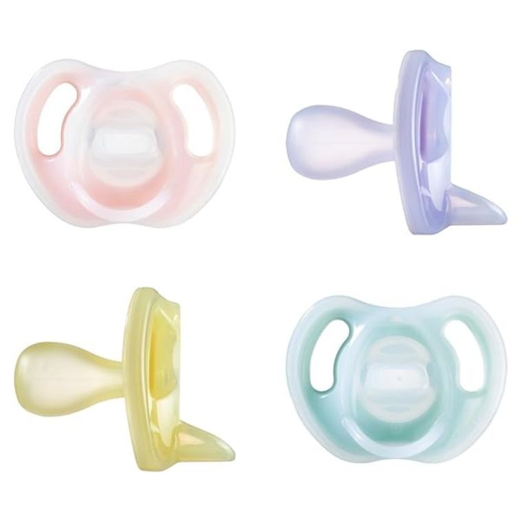 Ultra‑Light BPA‑Free Silicone Baby Pacifier 0‑6 Months with Symmetrical Orthodontic Teat
